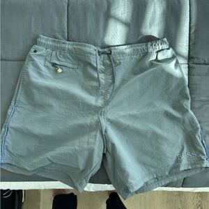 Boss Men's Light Gray Athletic Shorts